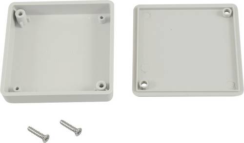 Hammond Electronics 1551TTGY Universal-Gehäuse 60 x 60 x 15 ABS Grau 1St.