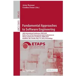 Fundamental Approaches to Software Engineering, Fachbücher von Gordon Fraser, Artur Boronat