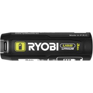 Ryobi Werkzeugakku USB Lithium, RB4L30, 4 V / 3,0 Ah, Stab-Akku, mit Powerbank-Funktion