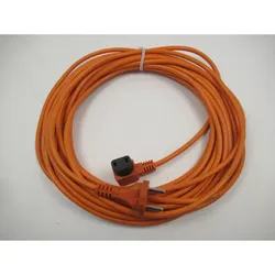 Cleancraft Netzleitung 230V 12,5Mtr. orange, mit Kaltgerätestecker