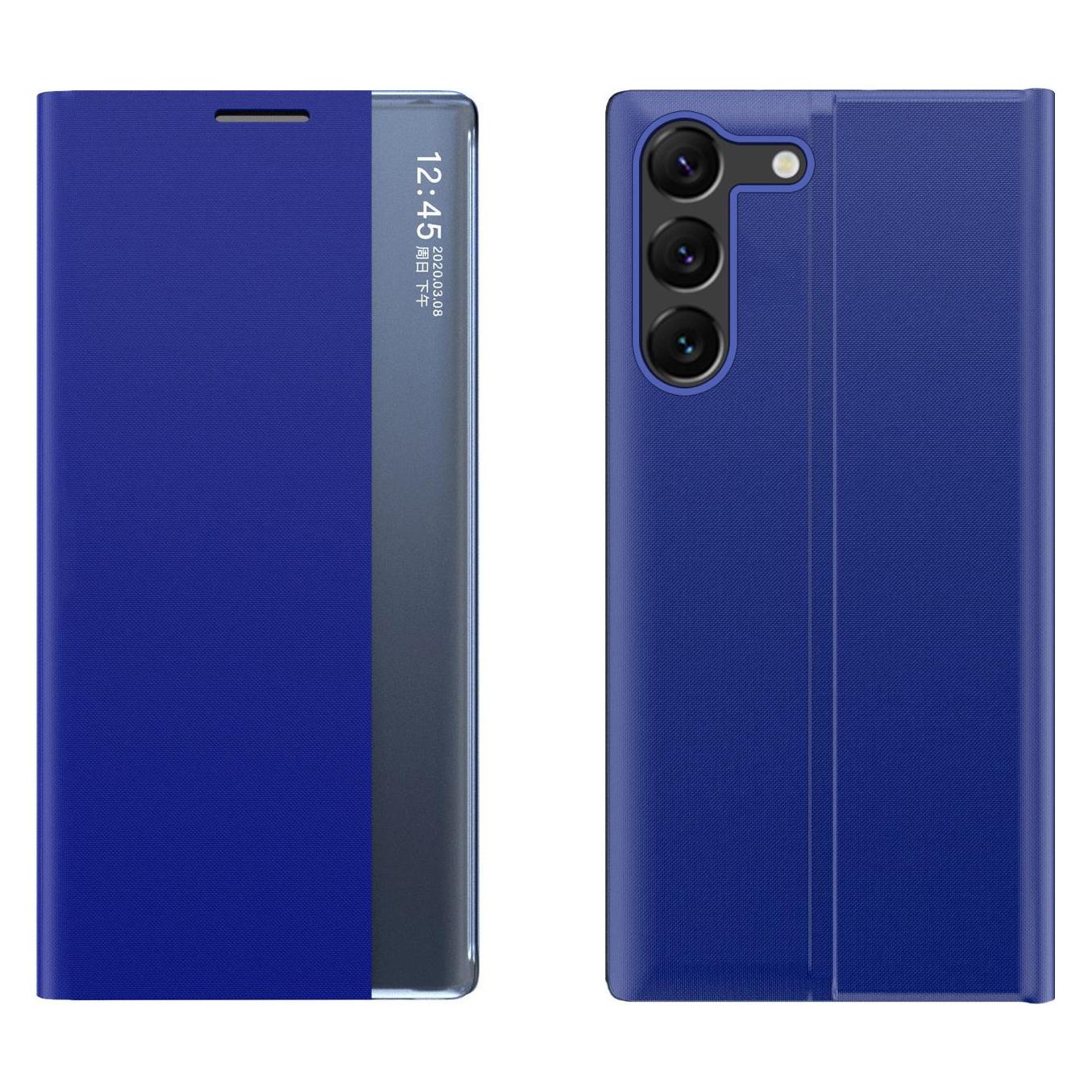 Hurtel Neues Sleep View Case+ mit Klappe - blau (Samsung Galaxy S24+) (1404978613)