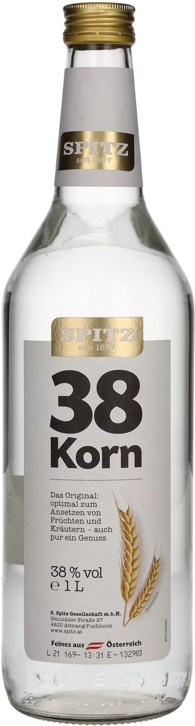 Spiritueux Spitz Spitz Korn 38% Vol. 1l