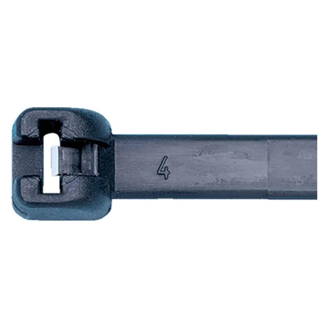 SWG 50225155 Kabelbinder 280 mm 3.6 Schwarz UV-stabilisiert mit (Kunststoffkabelbinder, 280 mm, 100 Stk.) (50225155)