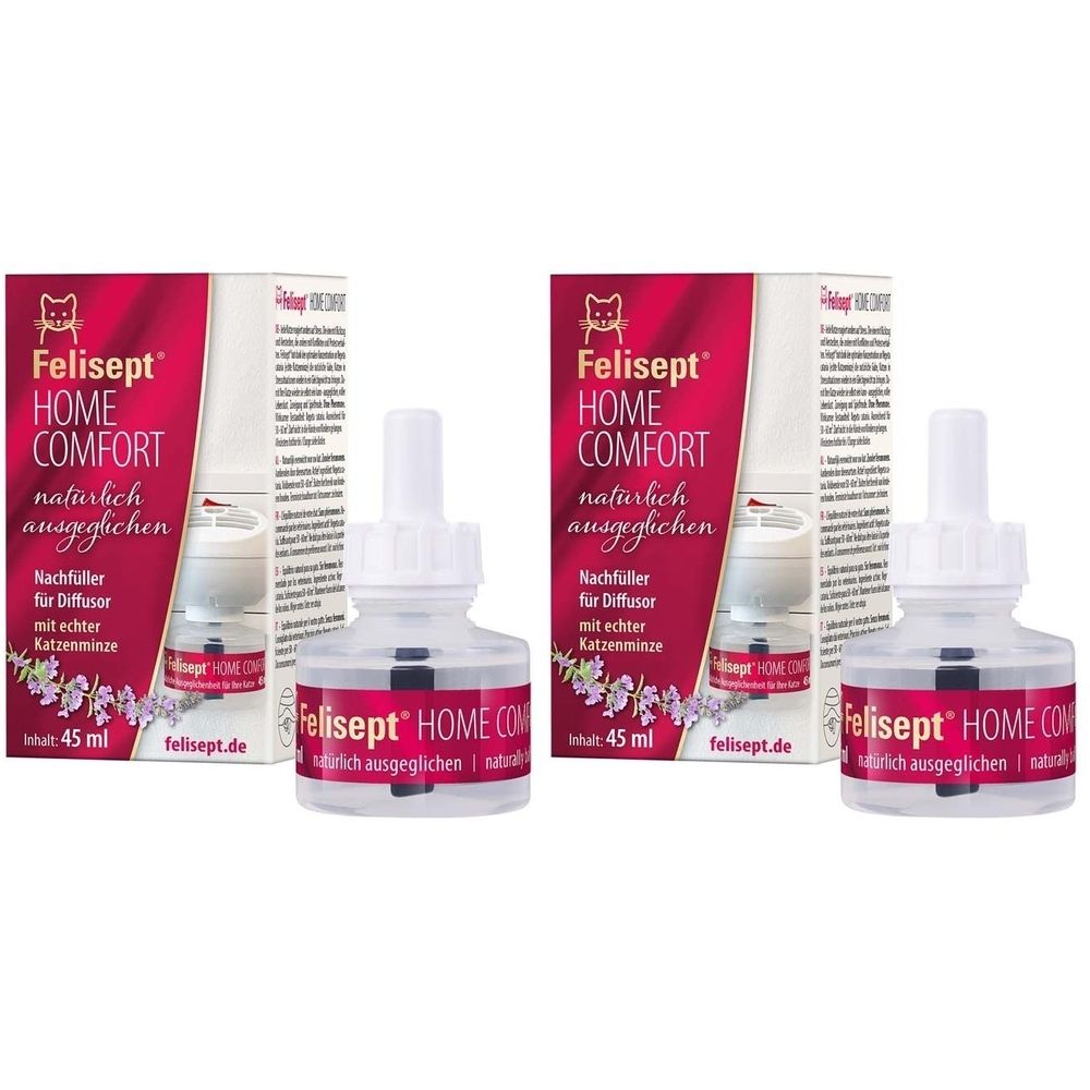 Felisept Home Comfort Nachfüllflakon f.Katzen 2x 2x30 ml Flüssigkeit