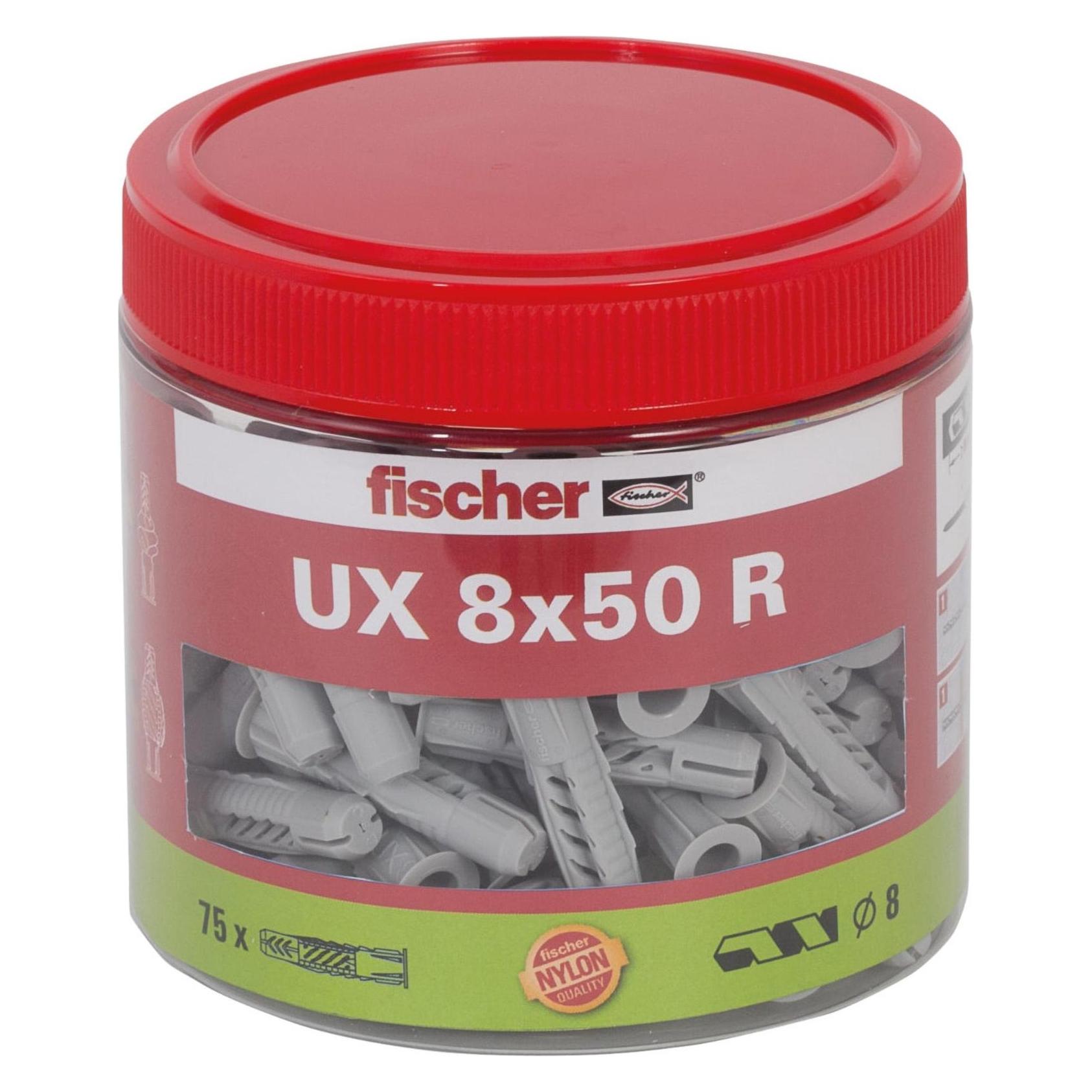 Fischer Universaldübel UX 8x50 R Dose (1 Stk.) (531026)
