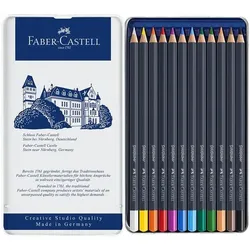 Faber-Castell (Schule) Buntstifte »Goldfaber« 12 Stück braun