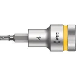 Wera 8740 C HF Zyklop Bitnuss mit 1/2"-Antrieb mit Haltefunktion Gelb - 05003820001 - Gelb