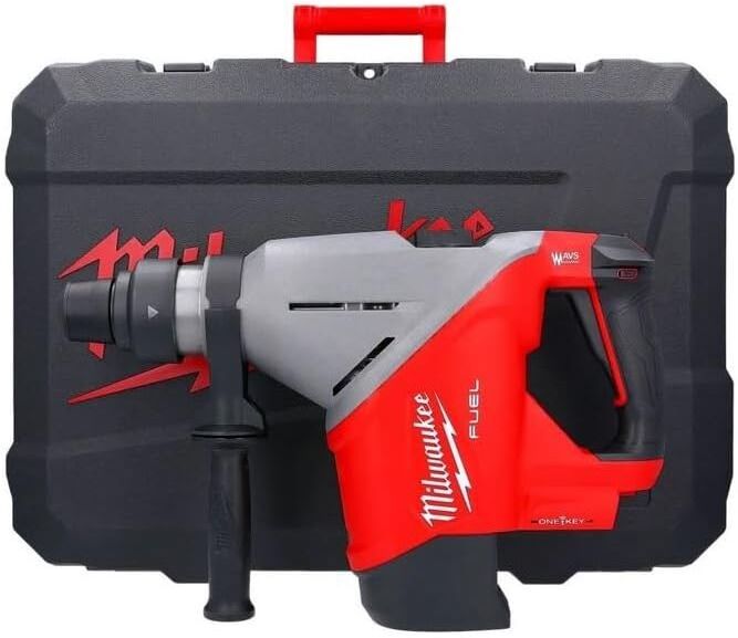 Milwaukee M18 FUEL M18 FHACO745-0C 45mm SDS-MAX Rotary & Breaking Hammer – 15.2J, ONE-KEY, AUTOSTOP, AVS & VACLINK – Body Only with Kitbox, New