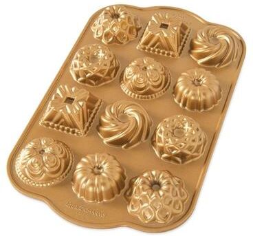 Nordic Ware Bundt Charms Pan - Gold
