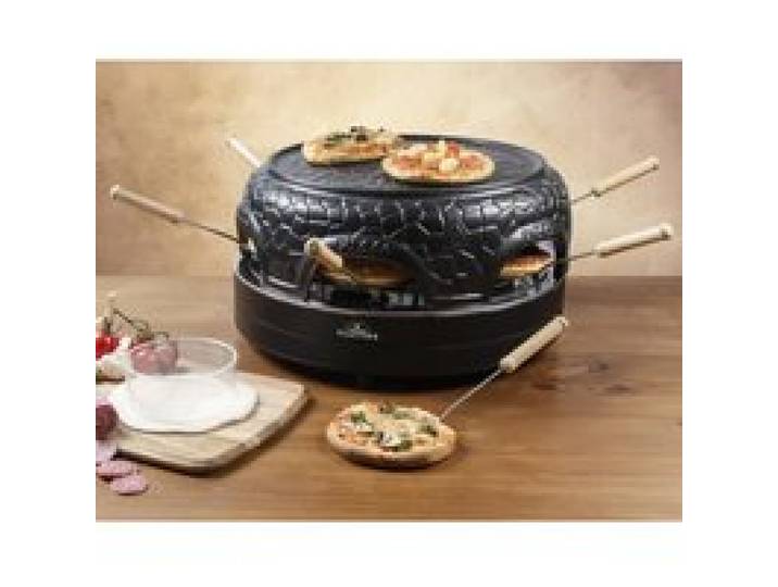 Bestron Appareil à pizza pour 6 personnes APD600Z 910 W Noir