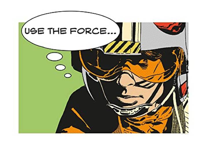 Komar Citation Luke Star Wars Classic Comic Luke - Dimensions : 70 x 50 cm\, décoration murale\, poster\, impression d'art (sans cadre)