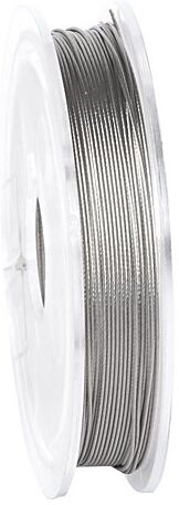 Schmuckdraht, silber, 0,4 mm, 5 m
