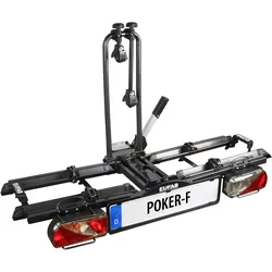 Eufab Fahrradträger POKER-F für 2 Fahrräder Fahrradheckträger für Anhängerkupplung