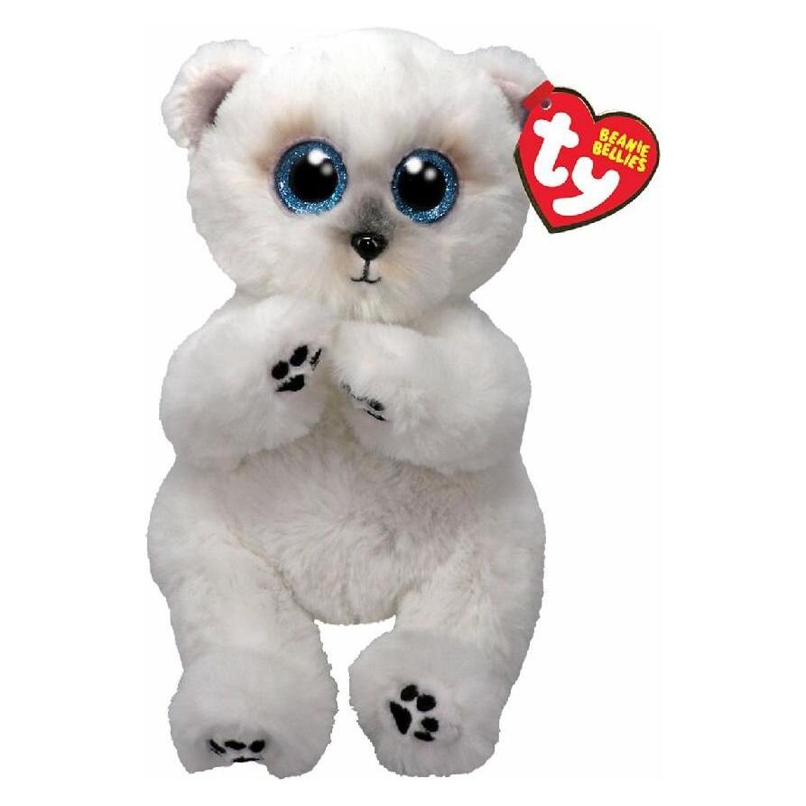 Ty Beanie Babies Bellies Wuzzy Bear White 15cm (8 cm) (41500)