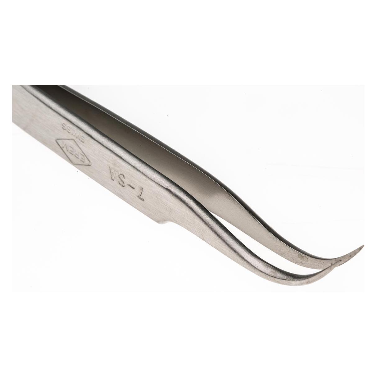 Weller Erem Erem 7 SA Edelstahl Pinzette, 120 mm Geknickt, Spi (25371620)