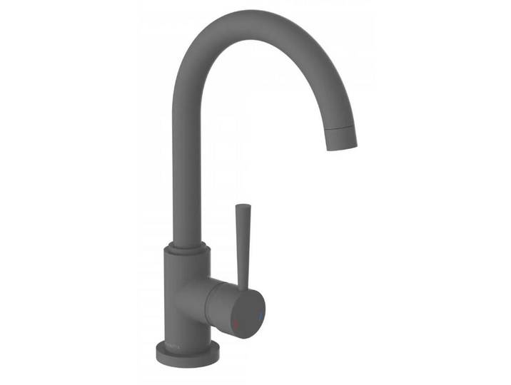 Schütte Küchenarmatur, Anthrazit, Metall, 5.9x34x22.5 cm, flexible Anschlussschläuche, schwenkbarer Auslauf 360°, Küchen, Küchenausstattung, Küchenarmaturen