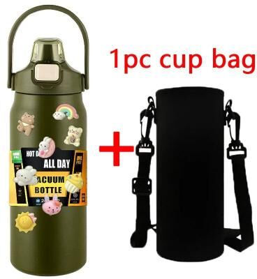 Uplifted Finds 1.5L Stainless Steel Thermo Bottle Large Capacity Vacuum Insulated Water Mug 1200 Ml i