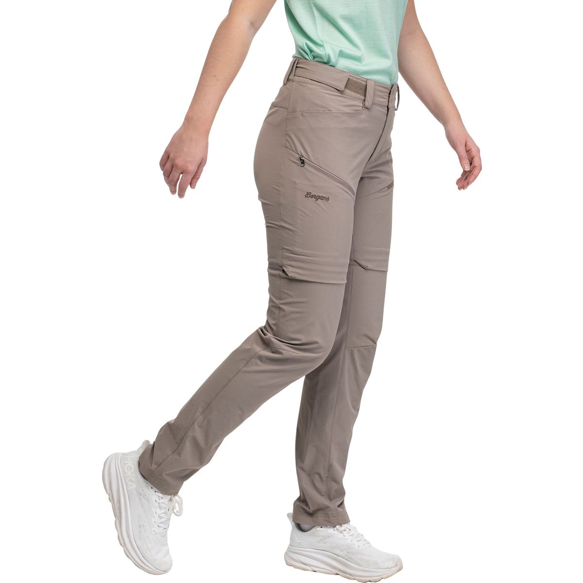 Bergans Convertible Zip-off Softshell Pants Women rock taupe (22471) 44 256946-3486-22471-44