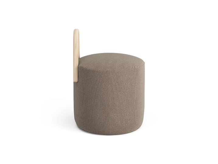 Swedese Amstelle Pouf Petit chêne peinture naturelle Main Line flax 23