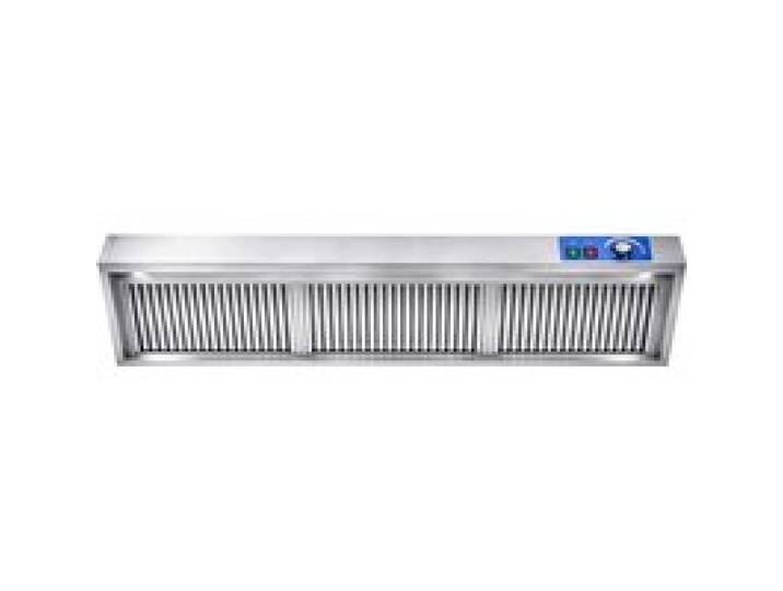 Hotte murale - Mistral Pro 2000 x 900 mm - Inox - 0 32 kW - Débit 1900-2400 m³/h