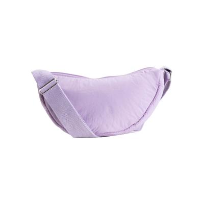 Schultertasche URBAN CLASSICS "Urban Classics Small Padded Bag", Gr. onesize, lila, Polyester, unifarben, Taschen Schultertasche