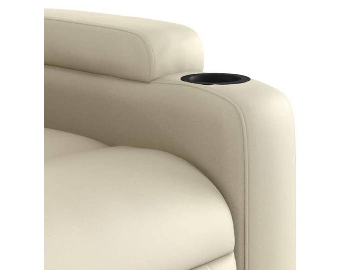 Mode 1 PC Chaise de canapé/Canapé-chaise pour adulte CHEZ YIYI fauteuil RELAX inclinable Crème Similicuir 77x94 5x100cm _853851392