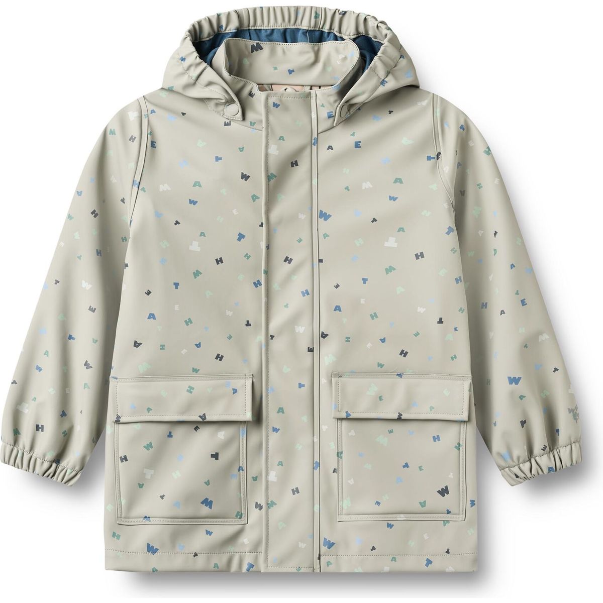 Wheat Rainwear Ollo Jacket light flint letters (9602) 116 7354-972R GRS-9602-116/6y