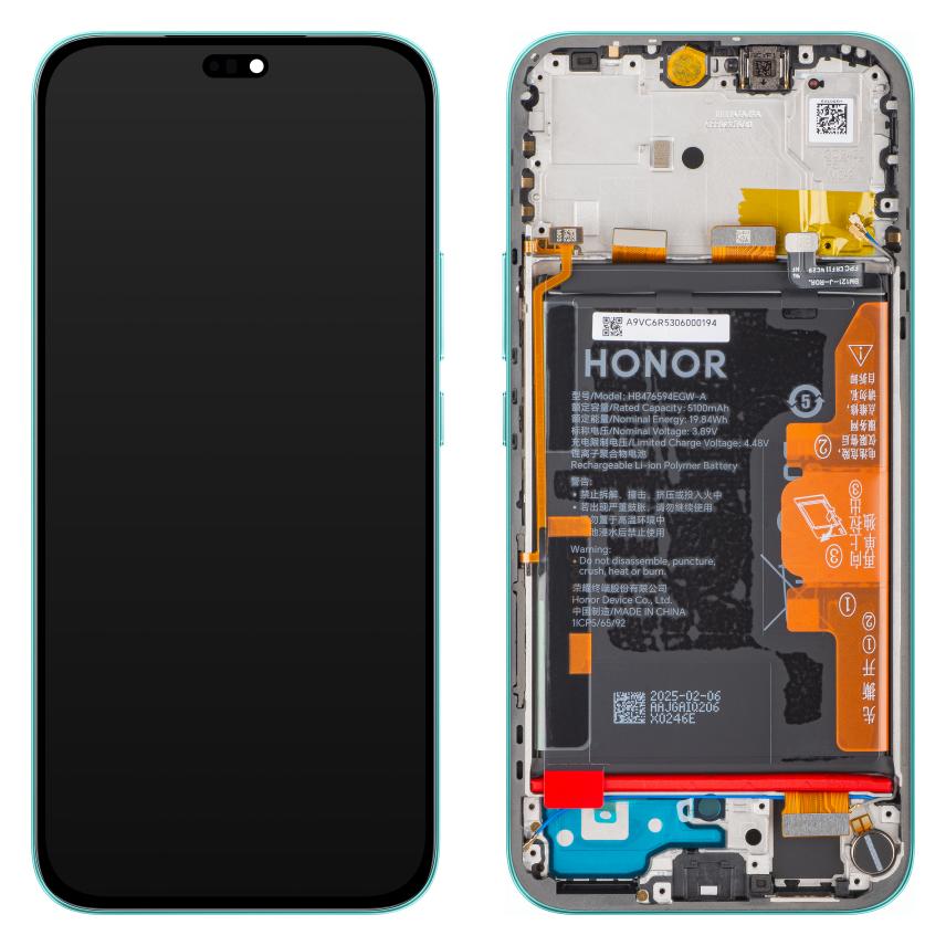 Honor Display Unit für 400 Lite, with Battery, Marrs Green (Display, Honor 400 Lite) (0235ANTB, 0235ANTD)