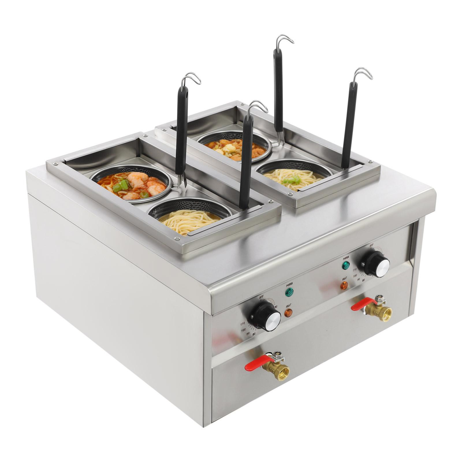 Easybuy 4-delige elektrische pastakoker met zeefbakken voor spaghetti
