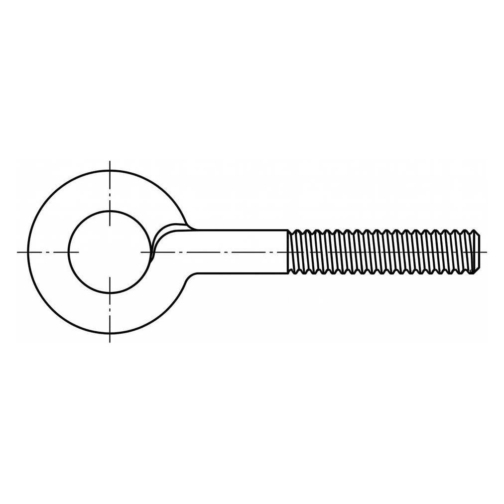 Toolcraft Gewindeösen Typ 48 (Ø x L) 10 (100 Stk.) (159570)