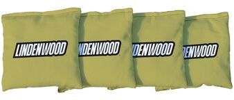 Skip's Garage Lindenwood Lions Gold Cornhole Bags