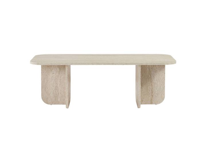 Habitat Garten Couchtisch akira beige, Beige, Holz, 60x41x120 cm, Wohnzimmer, Wohnzimmertische, Couchtische