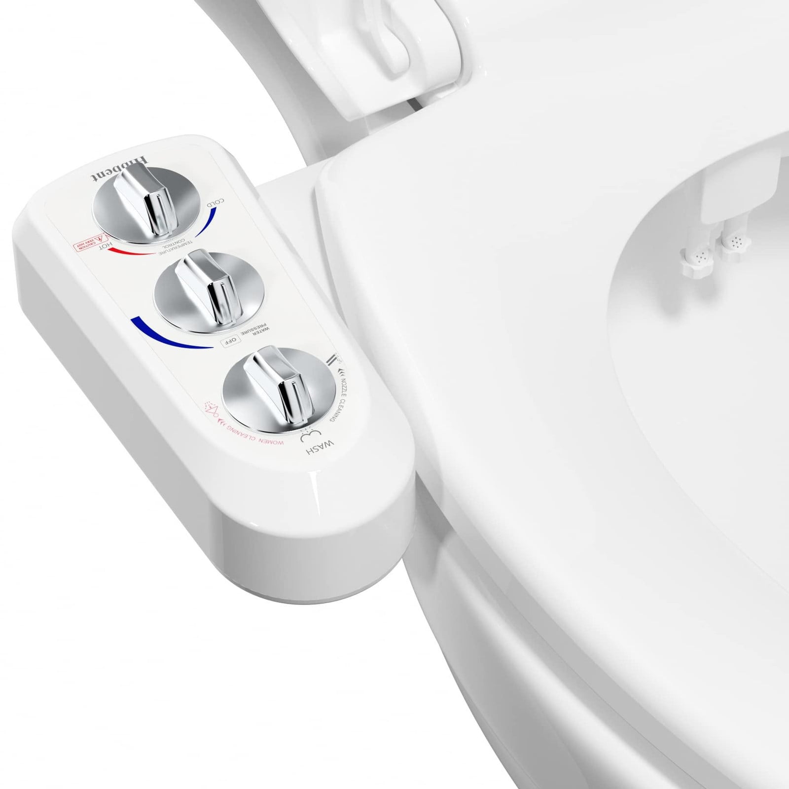 Dripio Toilet met bidetfunctie, dubbele spuitmonden en automatische reiniging