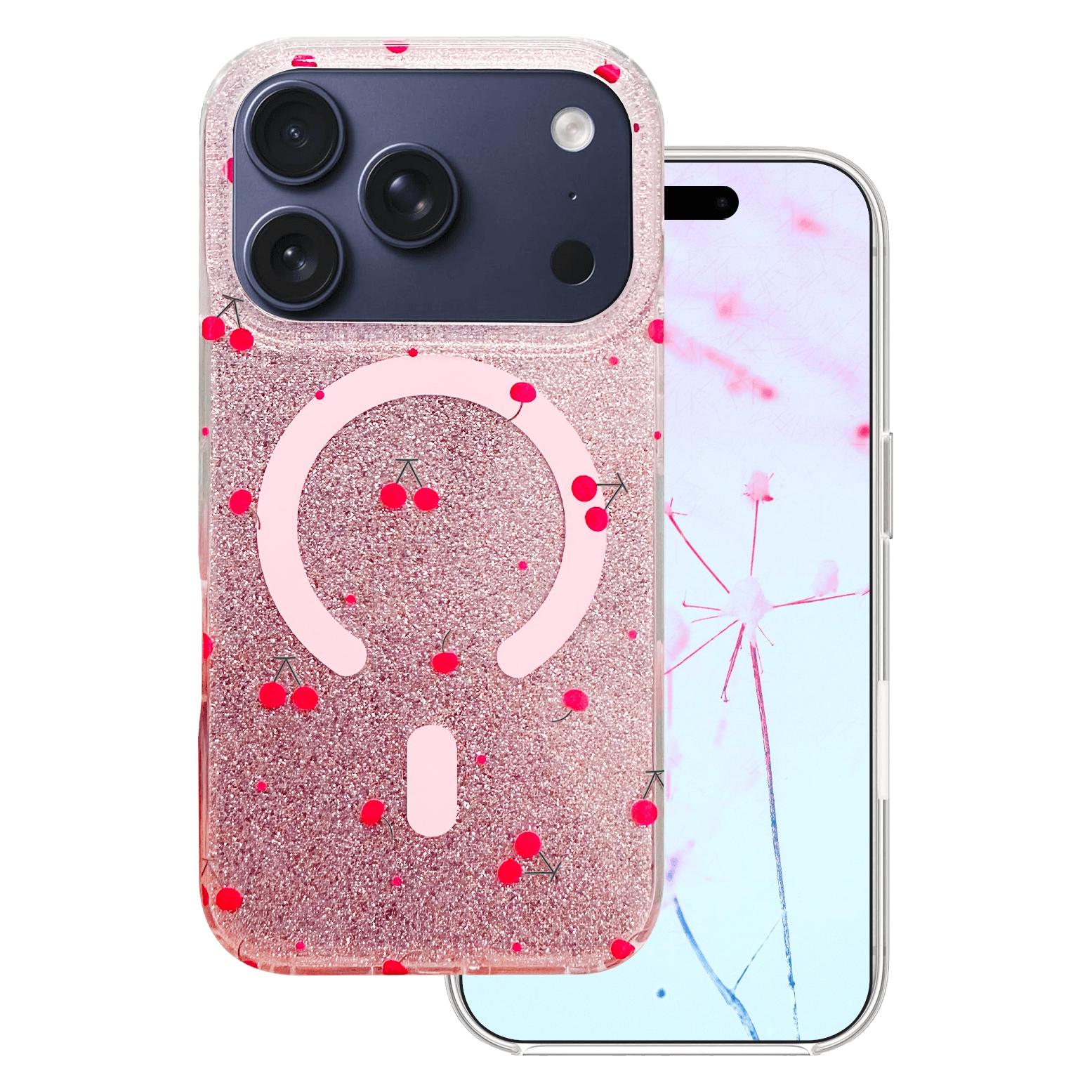 OEM Cherry Mag case for iPhone 17 Pro 6,3" glitter (Apple iPhone 17 Pro) (GSM277030)