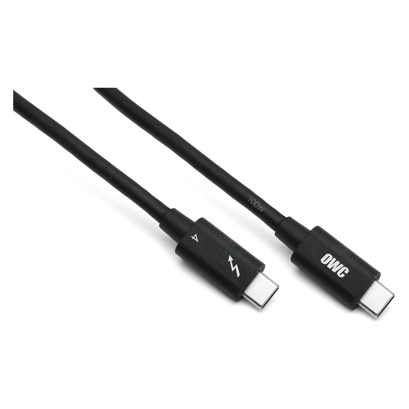 OWC Thunderbolt - USB C (2 m, Thunderbolt 3, Thunderbolt 4, USB 3.2 Gen 1, USB 3.2 Gen 2, USB 4, 100 W) (OWCCBLTB4C2.0M)