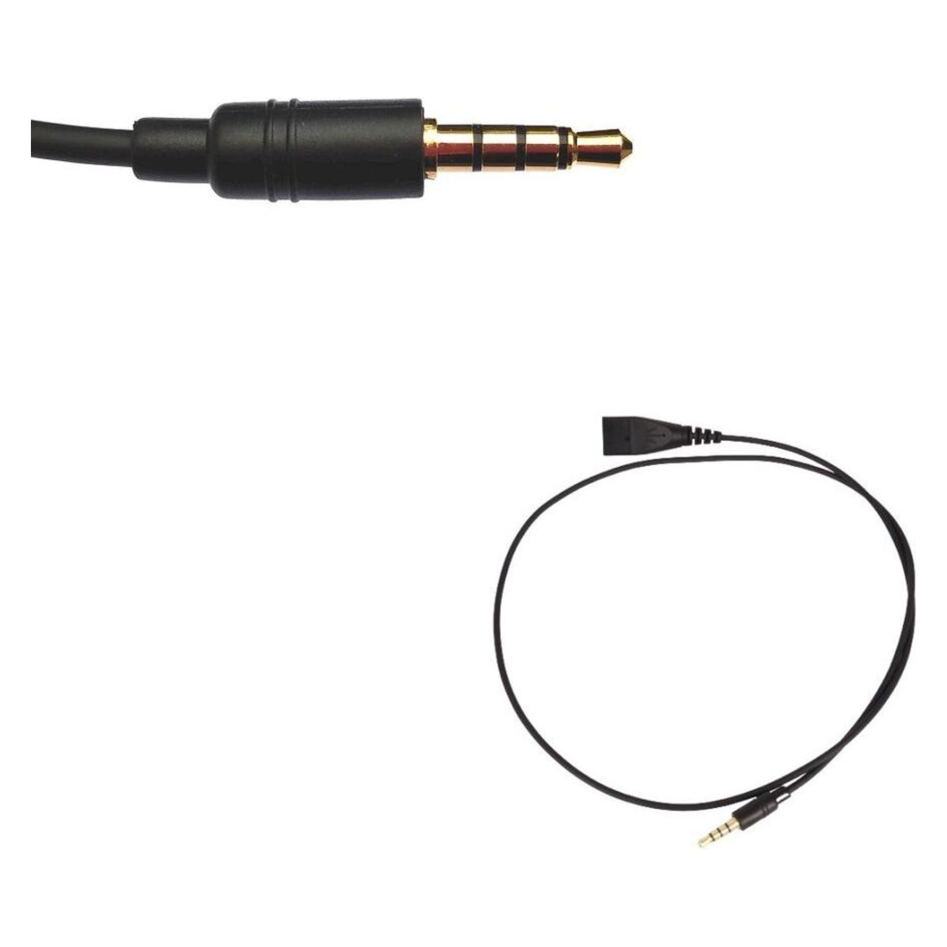 Gequdio -Klinke-Kabel einzeln - kompat. mit FritzFon (1.60 m, AUX Kabel) (WA9406)