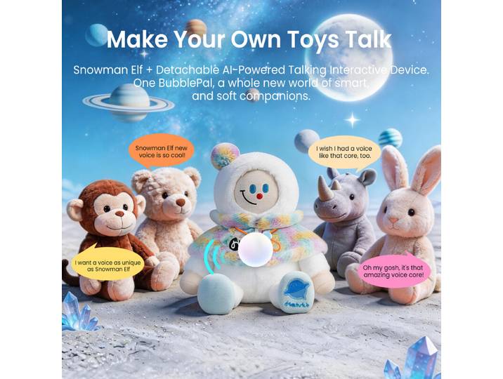 BubblePal Jouet interactif IA - Édition poupée à bulles