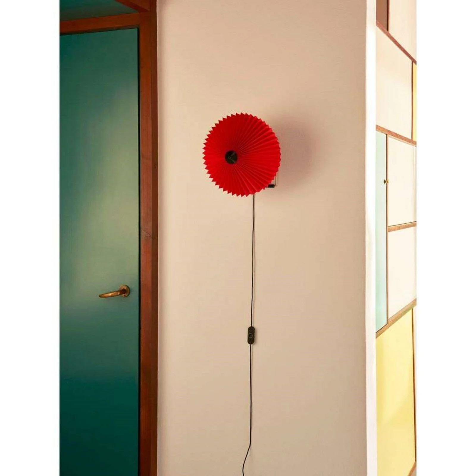 HAY Matin 380 Wandlamp Bright Red - Metaal