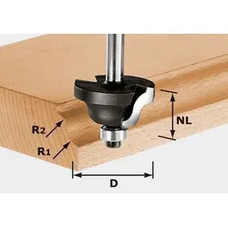 FESTOOL Doppelradienfräser HW S8 D38,1/R6,35/R6,35