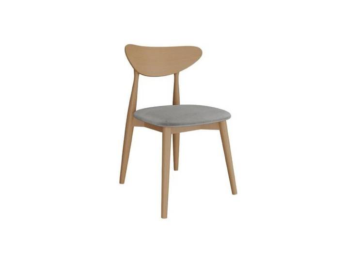 Chaise de cuisine - Chaise Racine 110 450308 - Magic Velvet 2217 - Velours gris - 49x79x49cm