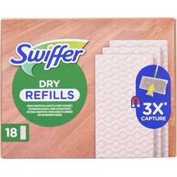 Swiffer DRY - 18 Bodentücher für Holz & Parkett