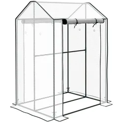Outsunny - Gewächshaus - 100L x 80B x 150H cm