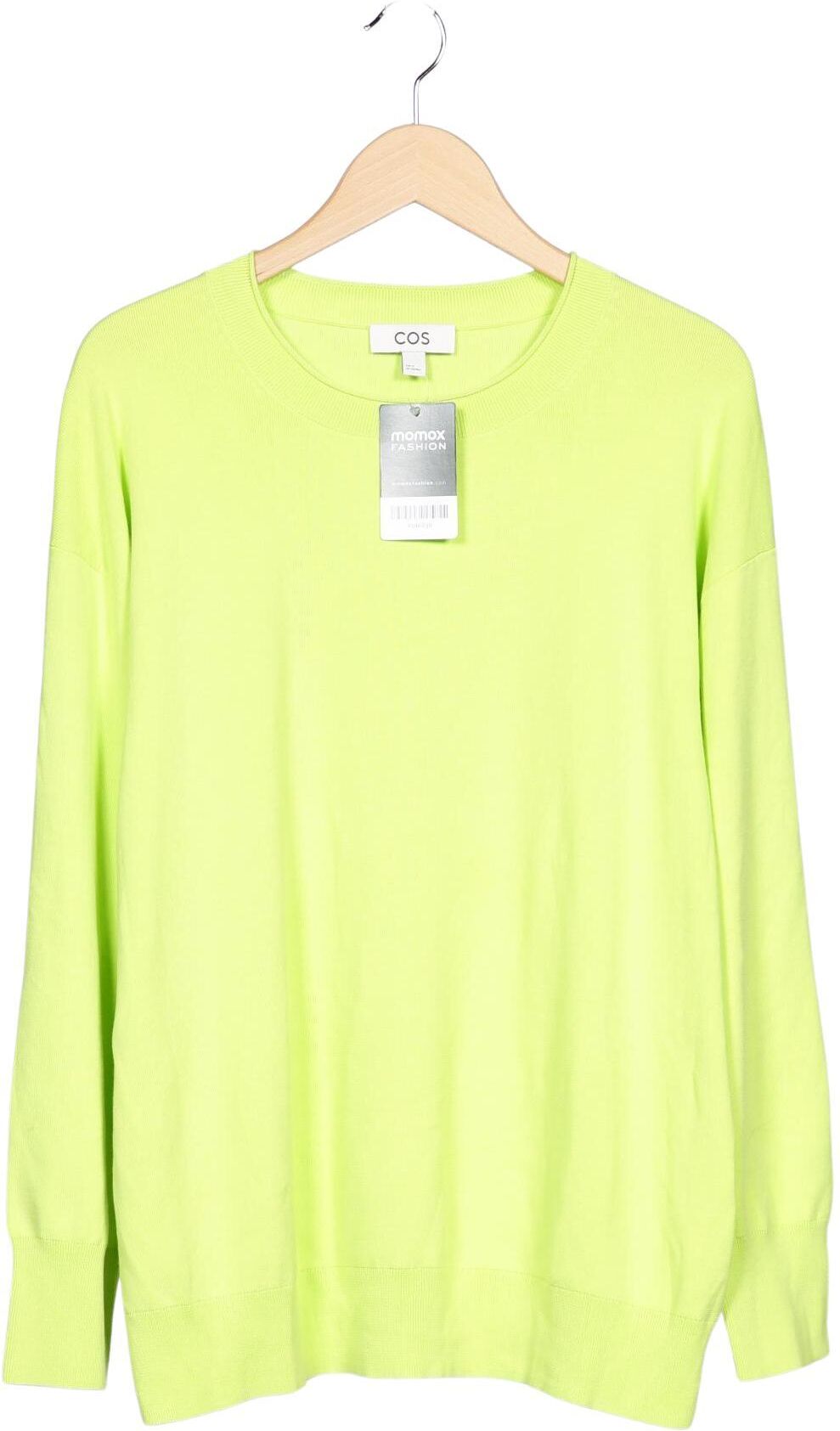 COS Damen Pullover, Neon, Gr. M, Baumwolle - Second Hand