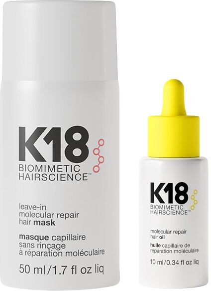 K18 DUO K18 Leave-In Molecular Repair Hair Mask 50ml and Molecular Rep