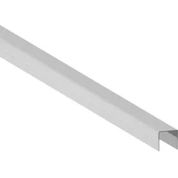 GroJa Fertigzaun Abdeckleiste Aluminium eloxiert EV1
