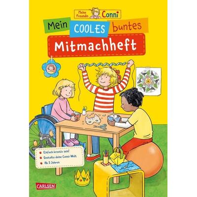 Conni Gelbe Reihe (Beschäftigungsbuch): Mein cooles buntes Mitmachheft, Taschenbuch von Hanna Sörensen, Carlsen, 978-3-551-19252-3