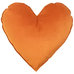 Kissen HEART (BHT 45x45x15 cm) - orange - BHT 45x45x15 cm