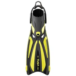 Tusa - Solla SF-0114 - Geräteflosse mit Bungee-Straps - Farbe: Gelb - Größe: XS