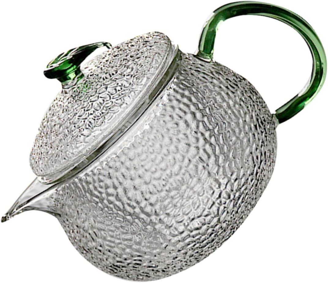 Teekanne aus Glas für den Herd - Klassischer Teekessel für die Zubereitung von Tee