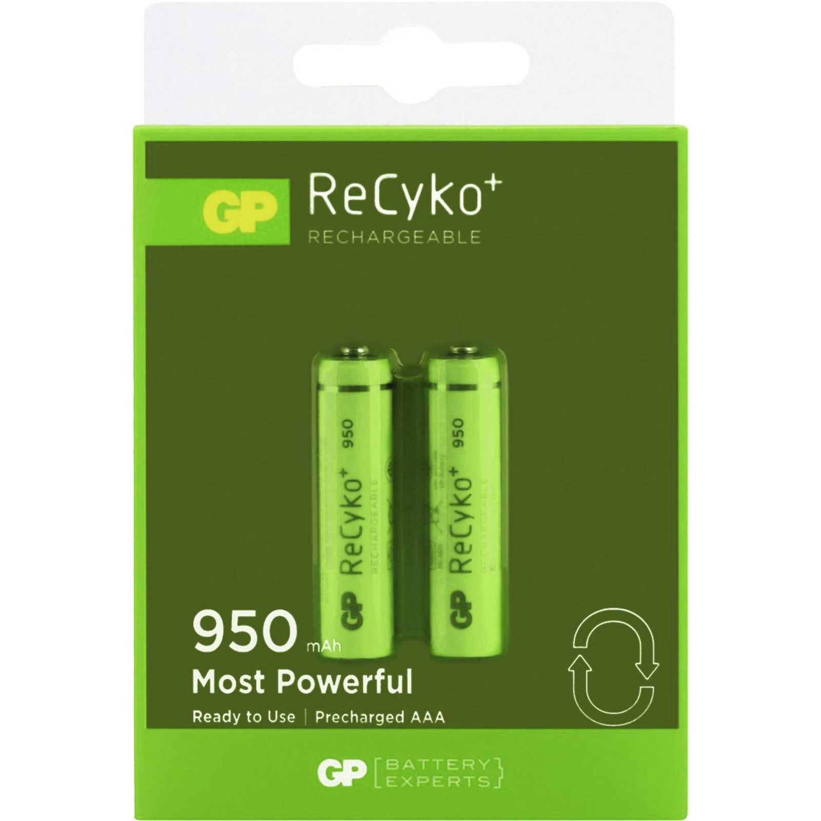 GP Batteries ReCyko Micro AAA NiMH-accu, 950 mAh